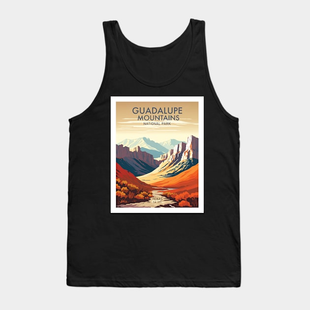 GUADALUPE NATIONAL PARK Tank Top by MarkedArtPrints